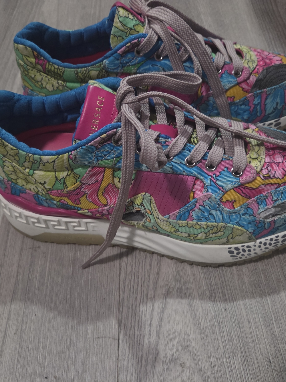 Versace Achilles 'Fluo Barocco' Sneakers - Women